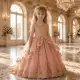 Luxury Embroidery Princess Kids Party Frock — product photo 6 — shop Bangladesh | RADANAN