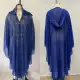 Elegant Rhinestone Bat Sleeve Muslim Abaya Dress – Anti Static Polyester Maxi Dress for Women — product photo 3 — shop Bangladesh | RADANAN