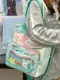 New Contrasting Color Schoolbags for Girls with Good Looks, College Style, Sweet Girls' Pain Bags, Two-Piece Backpacks for Primary and Secondary School Students — product photo 19 — shop Bangladesh | RADANAN
