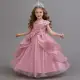 Girls' Princess Dress, Asymmetrical Long Mesh Dress, Medium and Large Children's Piano Performance Dress — buy online in Bangladesh — RADANAN