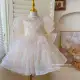 Girls' Piano Performance Dress, Classy Birthday Princess Dress, Fluffy Gauze Puff Sleeves, Small Host Kidsren's Performance Clothing — product photo 4 — shop Bangladesh | RADANAN