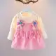 new girl baby round neck dress children flowers cotton skirt 0-5 Years — product photo 4 — shop Bangladesh | RADANAN