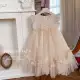 2026 Summer Fashion Girls' Stylish Flutter Sleeve 3D Floral Tulle Puffy Dress Baby Korean Style Birthday Princess Dress Trendy — product photo 4 — shop Bangladesh | RADANAN