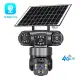 360-Degree Panoramic Three-Screen Solar Camera Three-Lens Wireless Wifi — product photo 2 — shop Bangladesh | RADANAN
