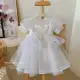Girls' Piano Performance Dress, Classy Birthday Princess Dress, Fluffy Gauze Puff Sleeves, Small Host Kidsren's Performance Clothing — product photo 2 — shop Bangladesh | RADANAN