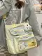 New Contrasting Color Schoolbags for Girls with Good Looks, College Style, Sweet Girls' Pain Bags, Two-Piece Backpacks for Primary and Secondary School Students — product photo 18 — shop Bangladesh | RADANAN