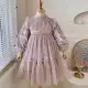 Girls' Dress Autumn and Winter 2026 New Style Kidsren's Velvet Birthday — product photo 3 — shop Bangladesh | RADANAN