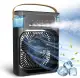 Mini Air Cooler with Water Fan 3 in 1 Mist Mini Evaporative Cooling Fan with LED Timer
