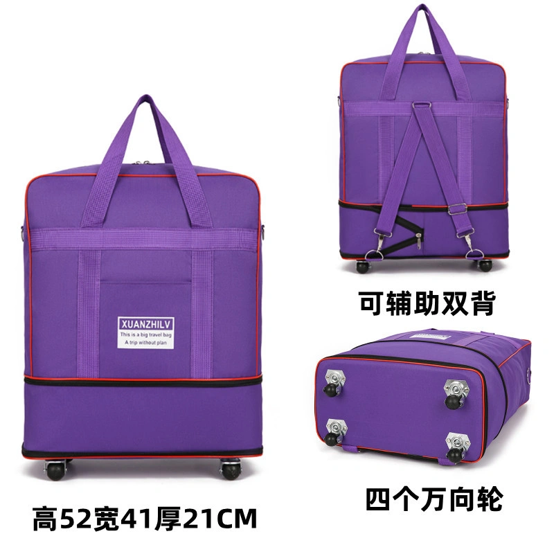 Folding Travel Bag Luggage Case Universal Wheel Storage Box Large Capacity — product photo 4 — shop Bangladesh | RADANAN