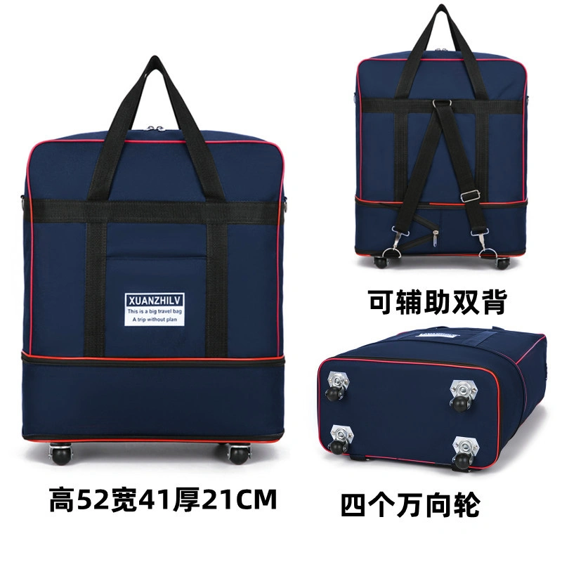 Folding Travel Bag Luggage Case Universal Wheel Storage Box Large Capacity — product photo 5 — shop Bangladesh | RADANAN