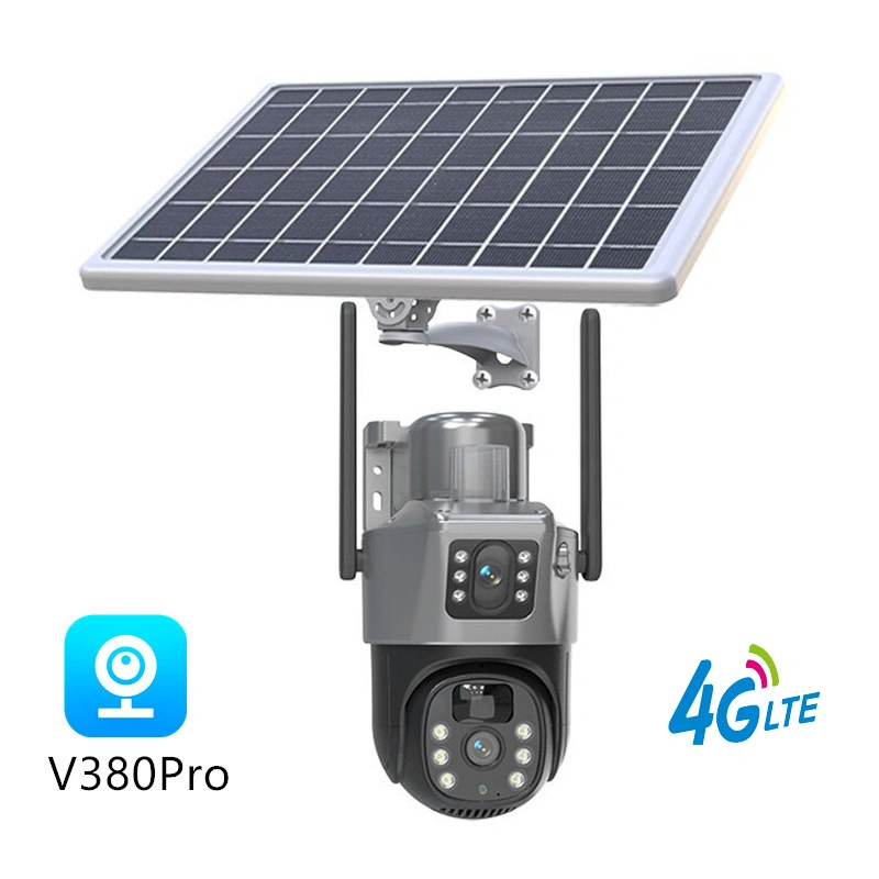 360-Degree Panoramic Three-Screen Solar Camera Three-Lens Wireless Wifi — product photo 4 — shop Bangladesh | RADANAN