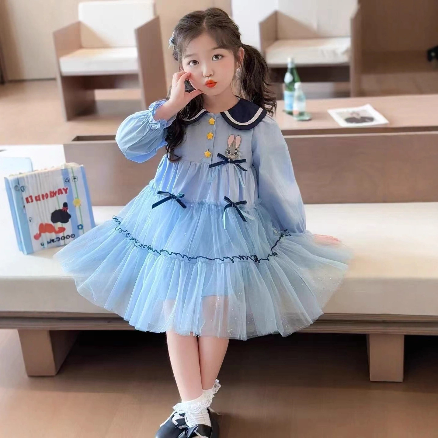 Baby Girl Princess Dress – Stylish Kids Party Outfit Premium (BD) — product photo 5 — shop Bangladesh | RADANAN