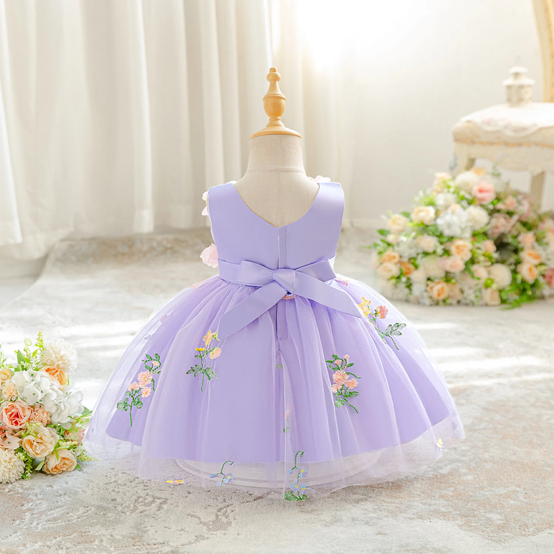 Baby Girl 1st Birthday Party Dress Fairy Princess Ball Gown — product photo 6 — shop Bangladesh | RADANAN