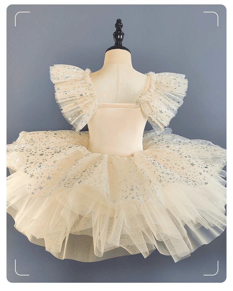 Girls Ballet Dance Dress Baby Princess Party Costume Toddler Pettiskirt Dress — product photo 4 — shop Bangladesh | RADANAN