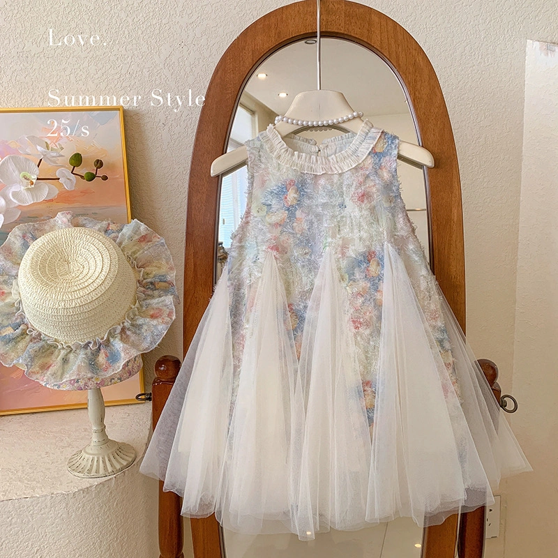Girls' Dress Summer 2026 New Style Children's Fashionable Mesh Princess Dress Baby Girl Summer Dress — product photo 4 — shop Bangladesh | RADANAN