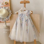 Girls' Dress Summer 2026 New Style Children's Fashionable Mesh Princess Dress Baby Girl Summer Dress — product photo 5 — shop Bangladesh | RADANAN