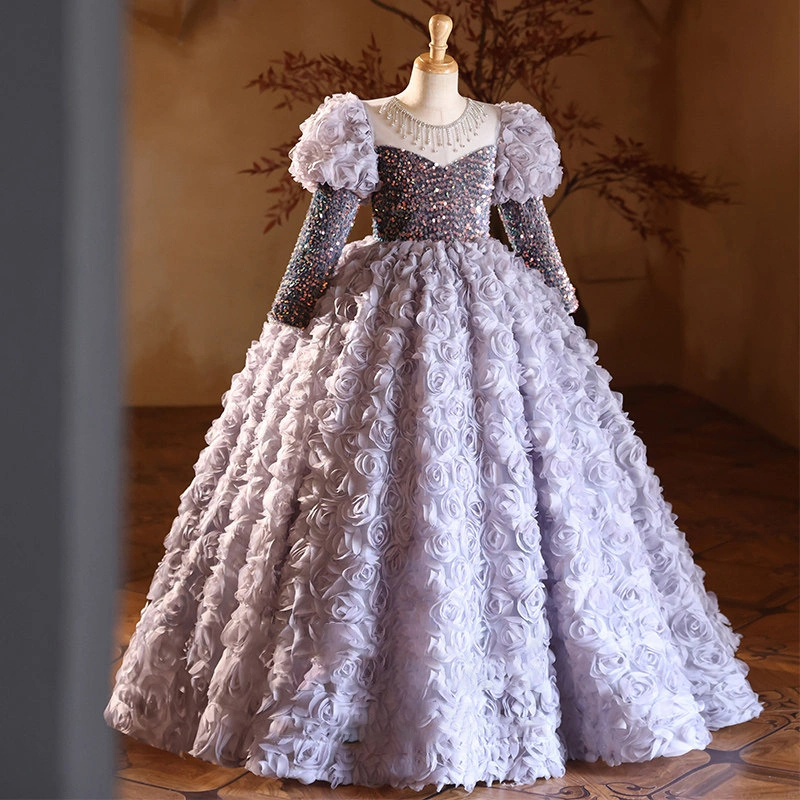 Girls Princess Party Dress – Chanel Style Kids Birthday Dress Premium (BD) — product photo 4 — shop Bangladesh | RADANAN