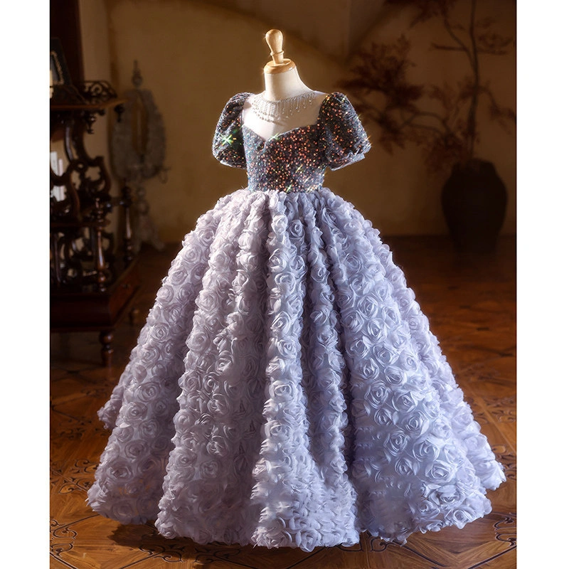 Girls Princess Party Dress – Chanel Style Kids Birthday Dress Premium (BD) — product photo 2 — shop Bangladesh | RADANAN