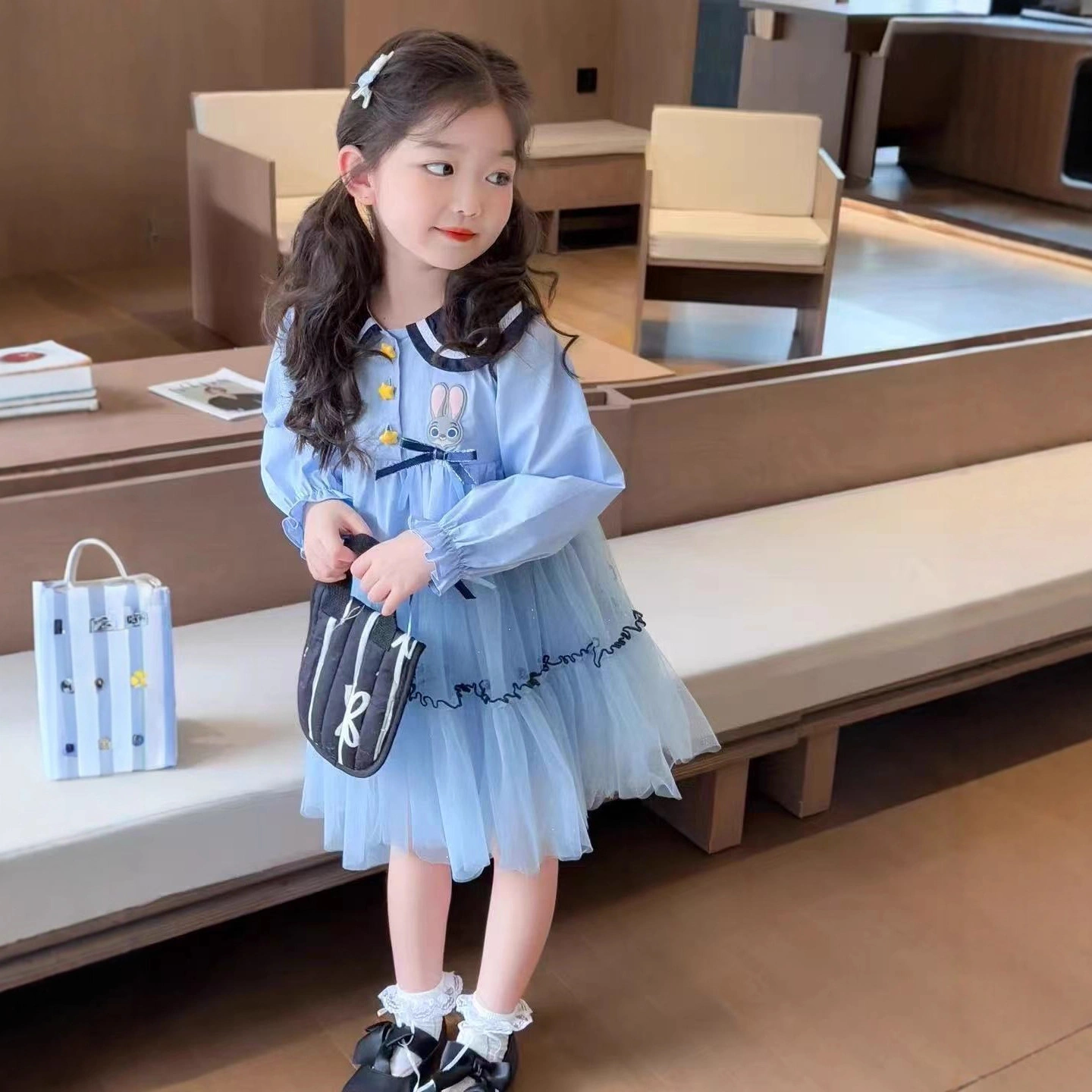 Baby Girl Princess Dress – Stylish Kids Party Outfit Premium (BD) — product photo 3 — shop Bangladesh | RADANAN