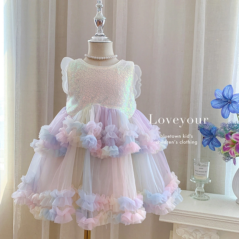 Baby Girl Stylish Dress Set – Korean Fashion Kids Party Outfit Premium — product photo 3 — shop Bangladesh | RADANAN