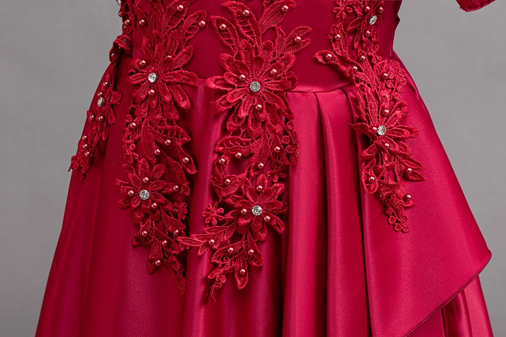 Girls Lace Flower Girl Dress Birthday Party Wedding Princess Gown for Kids in Bangladesh — product photo 6 — shop Bangladesh | RADANAN