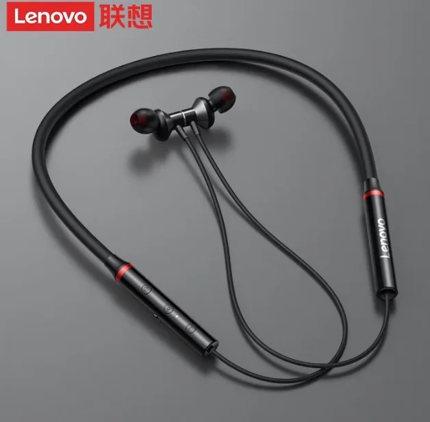 Lenovo HE05X Wireless Bluetooth Neckband Headphones – Sports Running Earphones — product photo 2 — shop Bangladesh | RADANAN