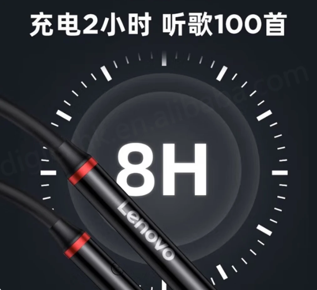 Lenovo HE05X Wireless Bluetooth Neckband Headphones – Sports Running Earphones — product photo 6 — shop Bangladesh | RADANAN