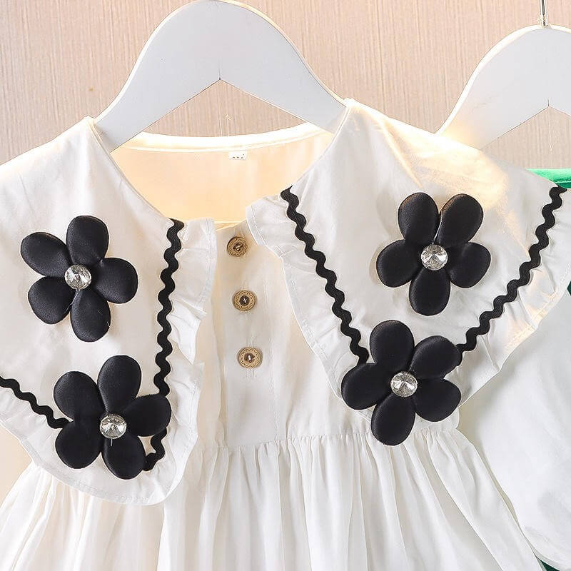 Princess skirt little girl doll neck autumn style stylish — product photo 2 — shop Bangladesh | RADANAN