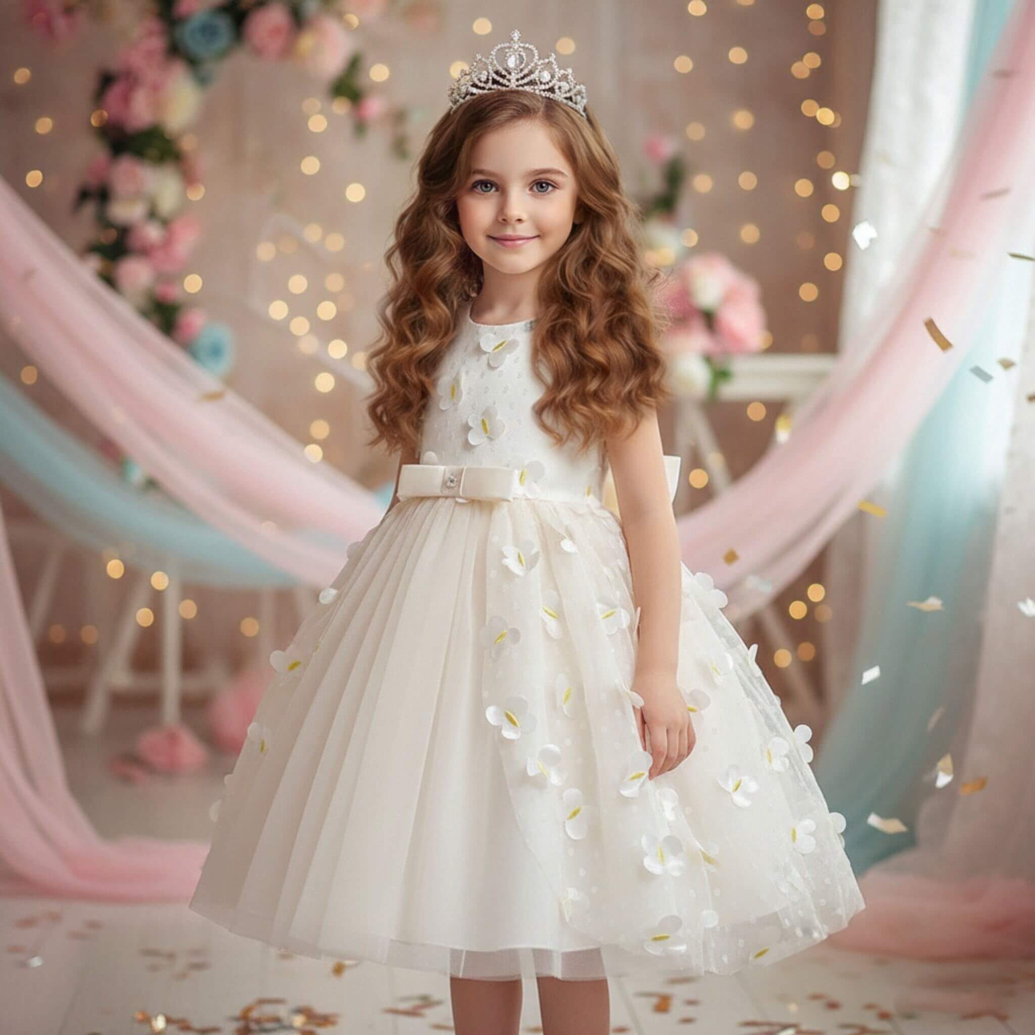 Kids Girl Dress for Wedding Lovely Tutu Dresses for Girls — product photo 3 — shop Bangladesh | RADANAN