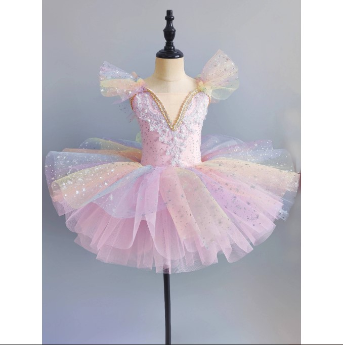 Romantic Princess Dress Girls Children's Stage Dancewear Performance Party Wear — product photo 2 — shop Bangladesh | RADANAN