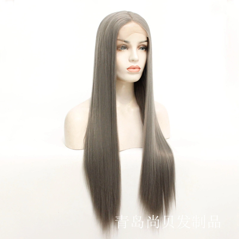 silkstraight dark gray high temperature silk wig chemical — product photo 3 — shop Bangladesh | RADANAN