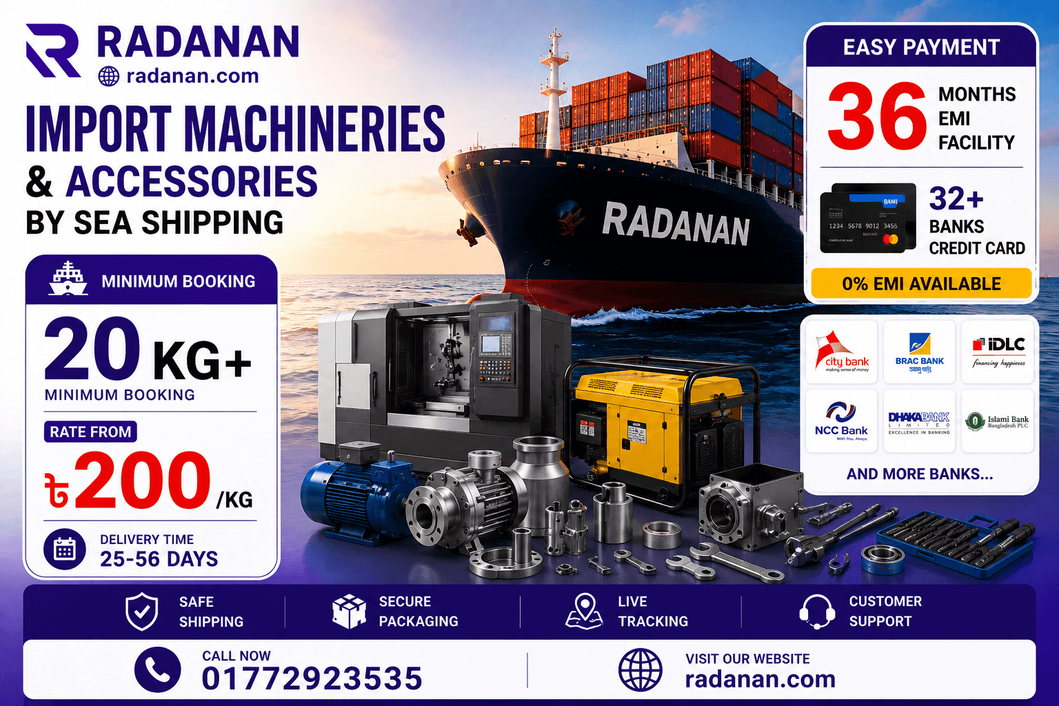 MACHINERY PARTS & ACCESSORIES FROM CHINA
